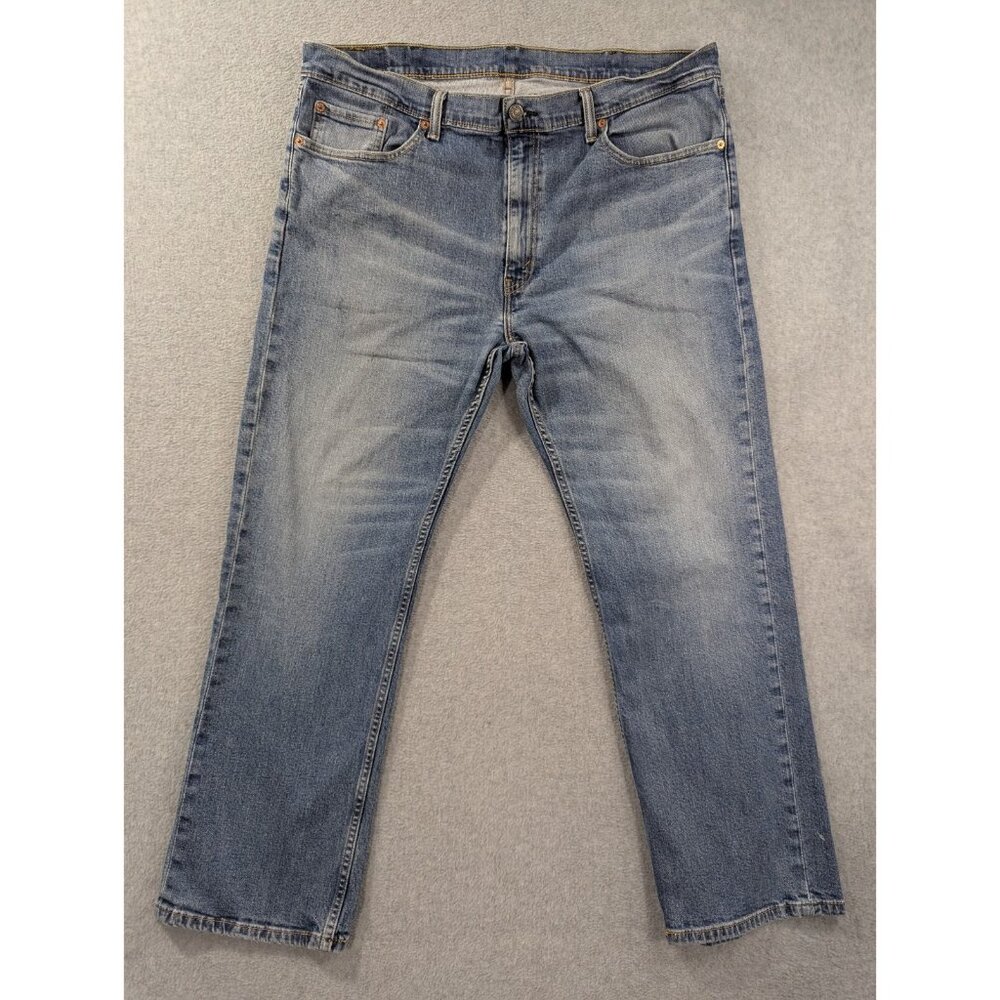 Levis 559 Jeans Mens Size 40x30 Blue Classci Straight Faded Whiskers